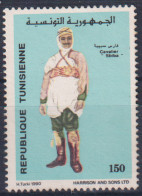 1990- Tunisie - Y & T 1148 - Costumes Masculins - Cavalier Sbiba -  MNH*** - Costumes