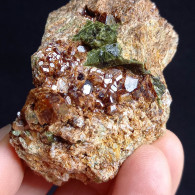 #BRA2.03 Bello Granato Var. HESSONITE XX (Rosazza, Biella, Piemonte, Italia) - Minerals