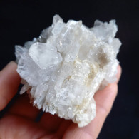 #BRA2.05 Magnifiques Cristaux De QUARTZ 'Faden' (Col Du Galibier, France) - Minéraux