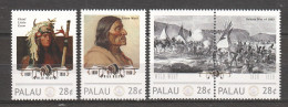 Palau - MNH Set (5) NATIVE AMERICANS - WILD WEST 1830-1920 - Indios Americanas