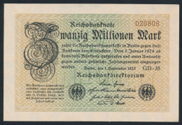 P108c Ro107e DEU-121h. 20 Million Mark 1923 NEUF UNC - 20 Millionen Mark