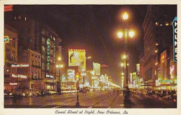 AK 193775 USA - Louisiana - New Orleans - Canal Street At Night - New Orleans