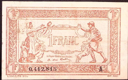 FRANCE * TRESORERIE AUX ARMEES * 1917 * Série A * Fay. VF.03.01 * État/Grade TTB/VF - 1917-1919 Legerschatkist