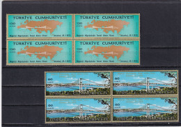 Turquia Nº 1931 Al 1932 En Bloque De Cuatro - Unused Stamps