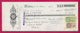Lettre De Change De L'Établissement Bancaire J. Colin Dutar Sis à Melun - Document Daté Du 26 Mars 1927 - Banco & Caja De Ahorros