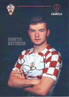 Trading Cards KK000424 - Football Soccer Hrvatska Croatia 10.5cm X 13cm: MARTIN BATURINA - Trading Cards