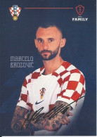 Trading Cards KK000425 - Football Soccer Hrvatska Croatia 10.5cm X 13cm: MARCELO BROZOVIC - Trading Cards