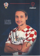 Trading Cards KK000430 - Football Soccer Hrvatska Croatia 10.5cm X 13cm: LOVRO MAJER - Trading Cards