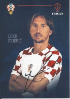 Trading Cards KK000431 - Football Soccer Hrvatska Croatia 10.5cm X 13cm: LUKA MODRIC - Trading Cards