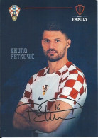 Trading Cards KK000432 - Football Soccer Hrvatska Croatia 10.5cm X 13cm: BRUNO PETKOVIC - Trading Cards