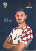 Trading Cards KK000434 - Football Soccer Hrvatska Croatia 10.5cm X 13cm: JOSIP STANISIC - Trading Cards