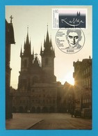 BRD  1983  Mi.Nr. 1178 , Franz Kafka - Maximum Karte -  Stempel Bonn  5.5.1983 - 2001-…