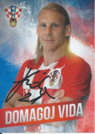 Trading Cards KK000439 - Football Soccer Hrvatska Croatia 10.5cm X 13cm: DOMAGOJ VIDA - Trading Cards