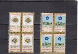 Turquia Nº 1939 Al 1940 En Bloque De Cuatro - Unused Stamps