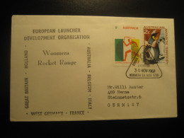 AUSTRALIA Woomera 1968 Europa Rocket Fusee Rakete Cohete Space Spatial Espace Cosmos Astronomy Cancel Cover - Ozeanien