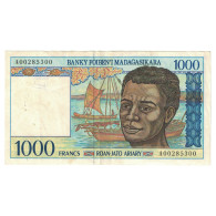 Billet, Madagascar, 1000 Francs = 200 Ariary, Undated (1994), KM:76b, TTB - Madagascar
