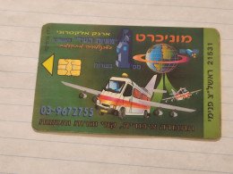 ISRAEL-TAXI-CARD-City Taxis"-Rishon Lezio-(6)-subscription Card For Taxi Inside-(21531)-good Card+1card Prepiad Free - Motor Bikes