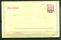 ALLEMAGNE - Entier Postal (Ganzsache) Mi K19 - Sonstige & Ohne Zuordnung