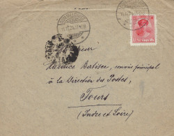 Luxembourg - Luxemburg -  Lettre  Vers Tours , France   Cachet Dommeldange - Storia Postale