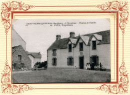 SAINT PIERRE QUIBERON  ** PENTHIEVRE  ** PENSION DE FAMILLE L HERMITAGE M. EVEN PROPRIETAIRE   ** RARE ** - Autres & Non Classés