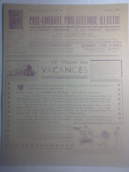 Temps Guerre Prix Courant Philatélique Illustré N°9 Vacance France Bloc Antibolchevique Carte Maximum Pétain Colonies... - Frankreich