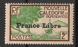 NOUVELLE CALEDONIE - 1941 - N°YT. 196 - France Libre 2c - Neuf GC ** / MNH / Postfrisch - Neufs