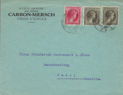 Luxembourg - Luxemburg -  Lettre   1934   Vers La Suisse   Basel - Brieven En Documenten