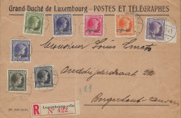 Luxembourg - Luxemburg -  Lettre  Recommandé     1935     Poste Et Télégraphes - Lettres & Documents