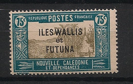 WALLIS ET FUTUNA - 1930-38 - N°YT. 56 - Case De Chef 75c Vert Bleu - Neuf Luxe ** / MNH / Postfrisch - Ongebruikt