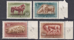 Hongrie 1952 PA NMH ** Encouragement à La Production Animale  (K11) - Unused Stamps