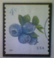 United States, Scott #5653, Used(o), 2022 Definitive, Blueberries, 4¢, Multicolored - Gebruikt