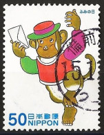 Japan 2003 - Mi 3558A - YT 3420 ( Monkey & Letter ) - Gebraucht