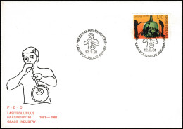 Finlande 1981 Y&T 843 Sur FDC. Première Verrerie Finlandaise - Vetri & Vetrate