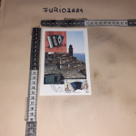 HB10938 CASTELFIDARDO 1989 TIMBRO ANNULLO LAVORO ITALIANO INDUSTRIA DELLA FISARMONICA GIORNO DI EMISSIONE - Cartas & Documentos
