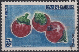 1962 Kambodscha ° Mi:KH 142, Sn:KH 111, Yt:KH 124, Mangosteens, Früchte - Cambodge