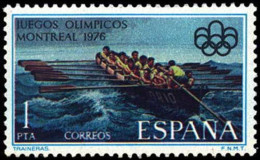 ESPAÑA 1976 - JUEGOS OLIMPICOS DE MONTREAL - REMO - EDIFIL 2340**  YVERT 1986** - Aviron