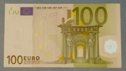 100 EUR BANKNOTE+2002 N PREFIX AUSTRIA JCT+GUVERNER JEAN CLAUDE TRICHET+UNC - 100 Euro