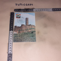 HB10948 CASTIGLION FIORENTINO 1986 TIMBRO ANNULLO CASTELLO DI MONTECCHIO GIORNO DI EMISSIONE - Cartas & Documentos