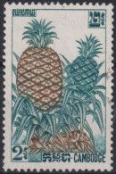 1962 Kambodscha ° Mi:KH 143, Sn:KH 112, Yt:KH 125, Pineapple (Ananas Comosus), Früchte - Cambodge