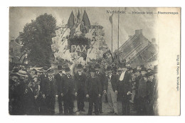 Wachtebeke   -   Nationale Feest   -   Bloemenwagen.    -   1903   Naar   Bruges - Wachtebeke