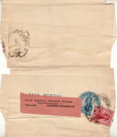 ARGENTINA 1907 WRAPPER SENT FROM BUENOS AIRES TO LEIPZIG LINDENAU - Brieven En Documenten