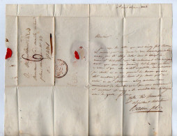 TB 4488 - 1843 - LAC - Lettre De M. BIZIEN Fils à SAINT - MALO Pour Me MAITRE, Notaire à PARIS, Place Vendôme - 1801-1848: Précurseurs XIX