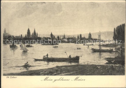 41594837 Mainz Rhein Mein Goldenes Mainz Kuenstlerkarte Ph. Zeltner Mainz - Mainz