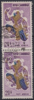 1964 Kambodscha AIR Mail ° Mi:KH 171, Sn:KH C21, Yt:KH PA21, Hanuman, Ramajana Epos - Cambodge