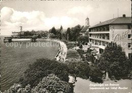 41594728 Langenargen Bodensee Seepromenade Mit Schloss Montfort Hotel Schiff Lan - Langenargen