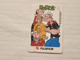 SINGAPORE-(11SFUC)-Popeye's Family-(187)(11SFUC-013082)($2)(tirage-54.000)-used Card+1card Prepiad Free - Singapour