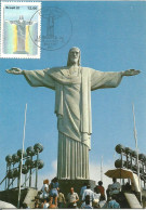 Carte Maximum - Brasil Bresil - Rio De Janeiro - Cristo Redentor - Maximum Cards