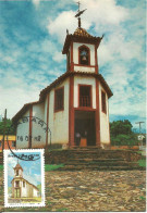 Carte Maximum - Brasil Bresil - Sabará - Igreja Nossa Senhora Do Ó - Cartoline Maximum