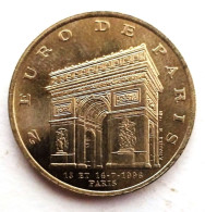 Euro Des Villes/Temporaire - Paris - 2 Euros Sapeurs Pompiers 1996 - Euros Of The Cities