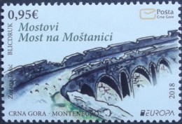 Montenegro      Europa  Cept   Brücken   2018    ** - 2018
